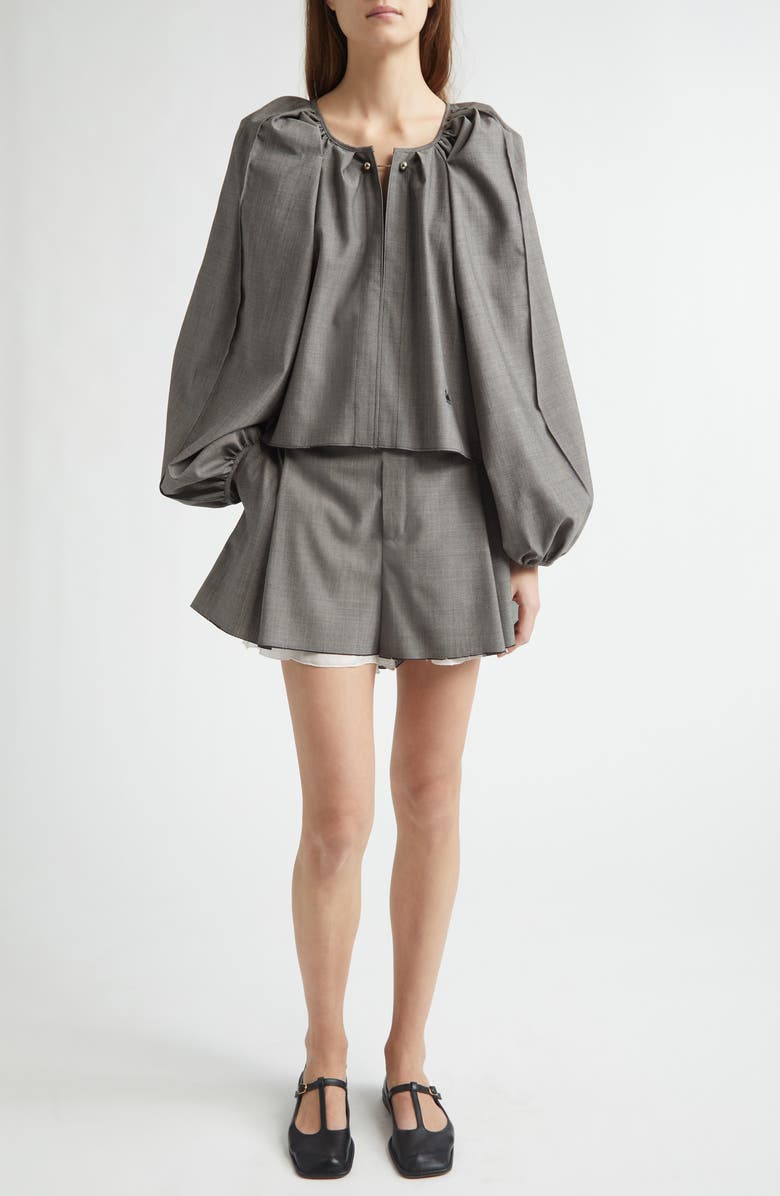 NACKIYÈ Grand Bazaar Mini Virgin Wool Blend Top, Alternate, color, Morning Mist