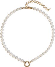 Nadri Poppy Twist Ring Necklace