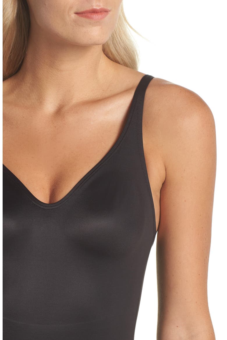 Mid Thigh Shaper Bodysuit, Alternate, color, BLACK