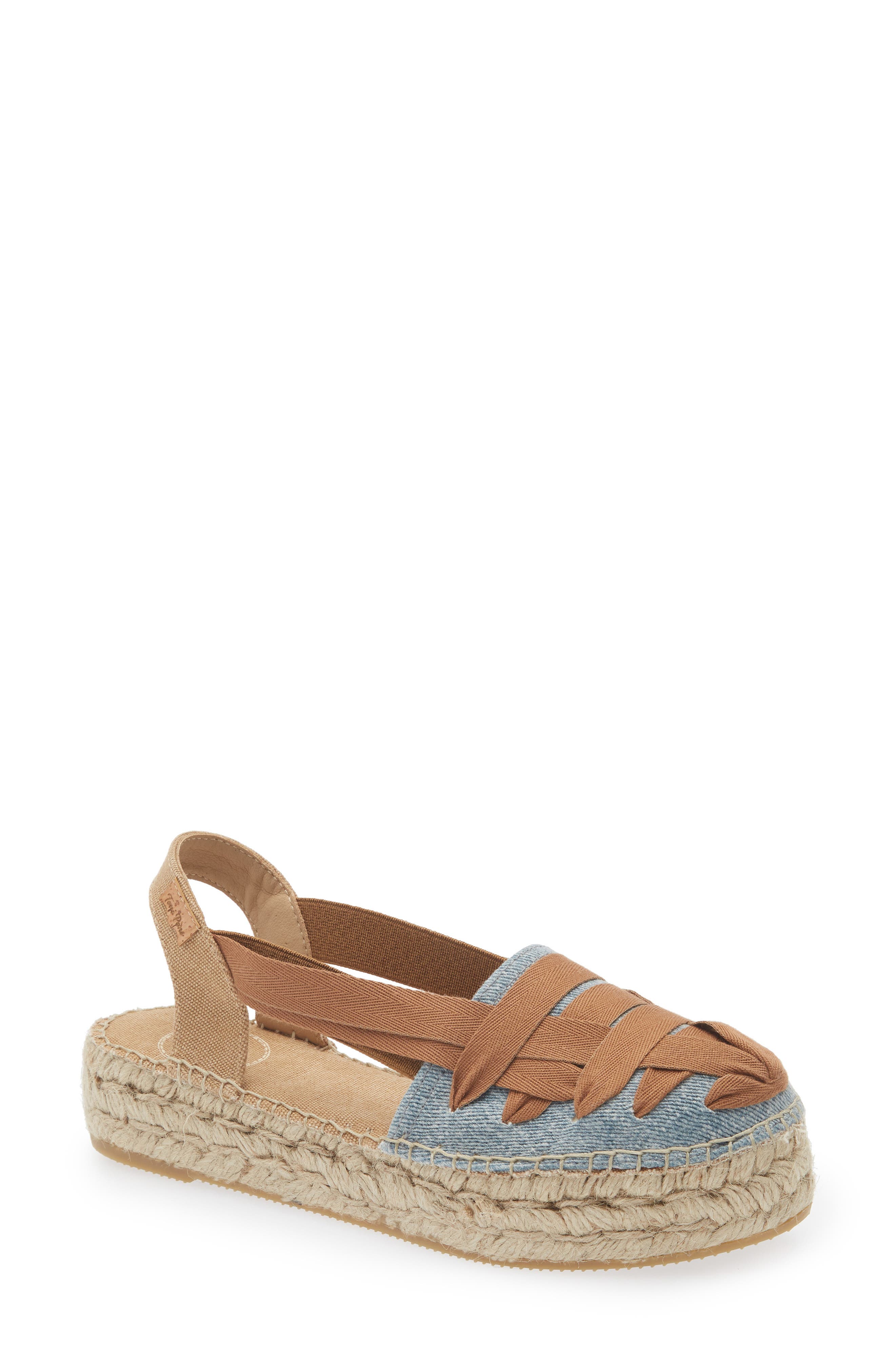 Toni Pons Rio Platform Espadrille, Main, color, Texa-Cuiro