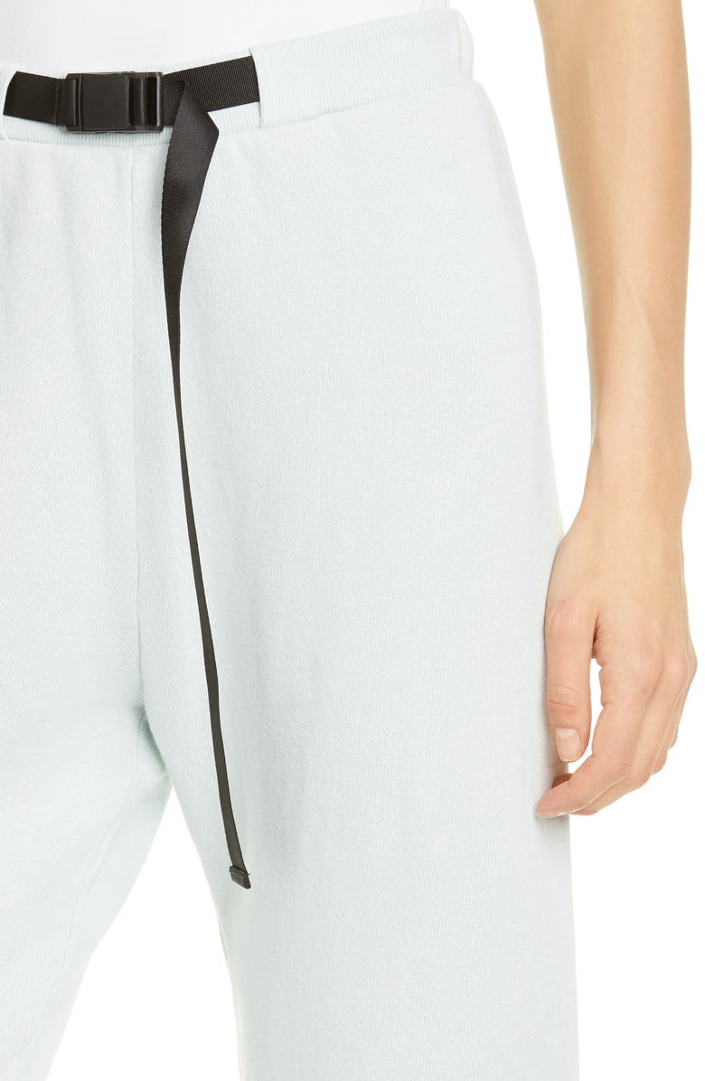 John Elliott Belted Cotton Blend Sweatpants, Alternate, color,