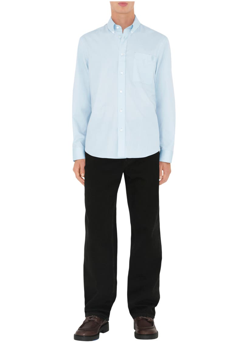 Burberry Relaxed Fit Cotton Oxford Shirt, Main, color, 