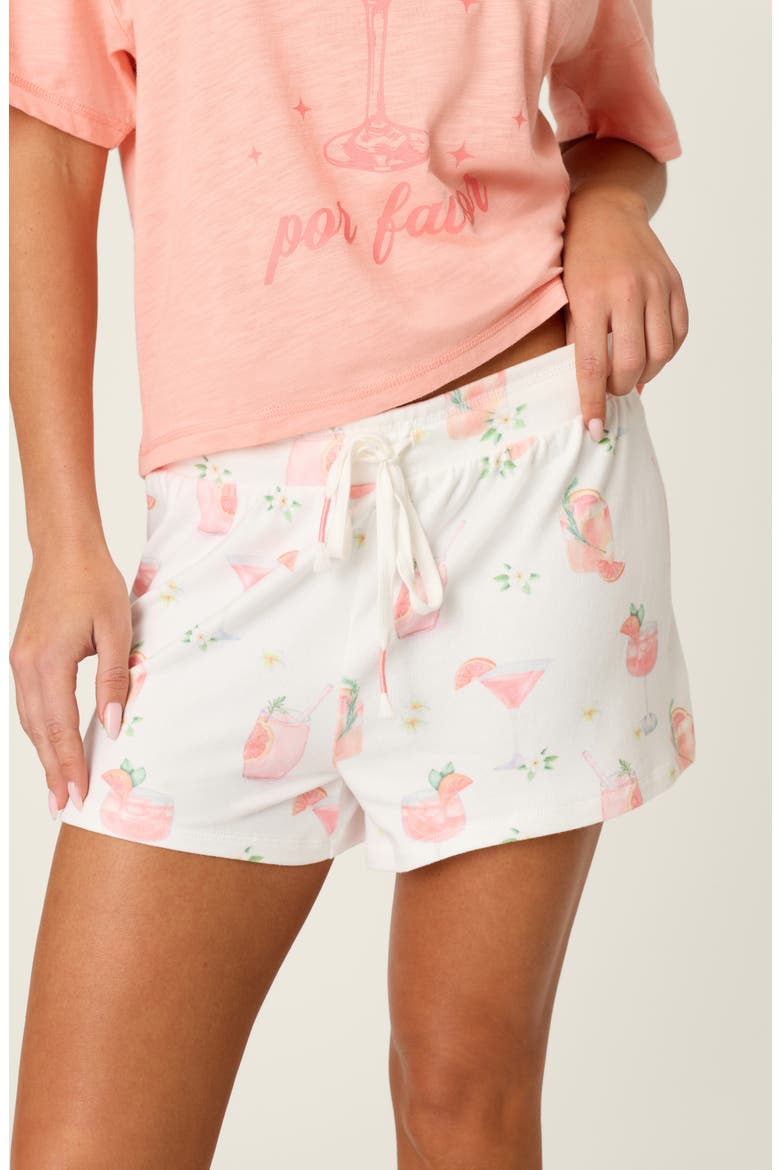 Paloma Mama Pajama Shorts, Alternate, color, IVORY