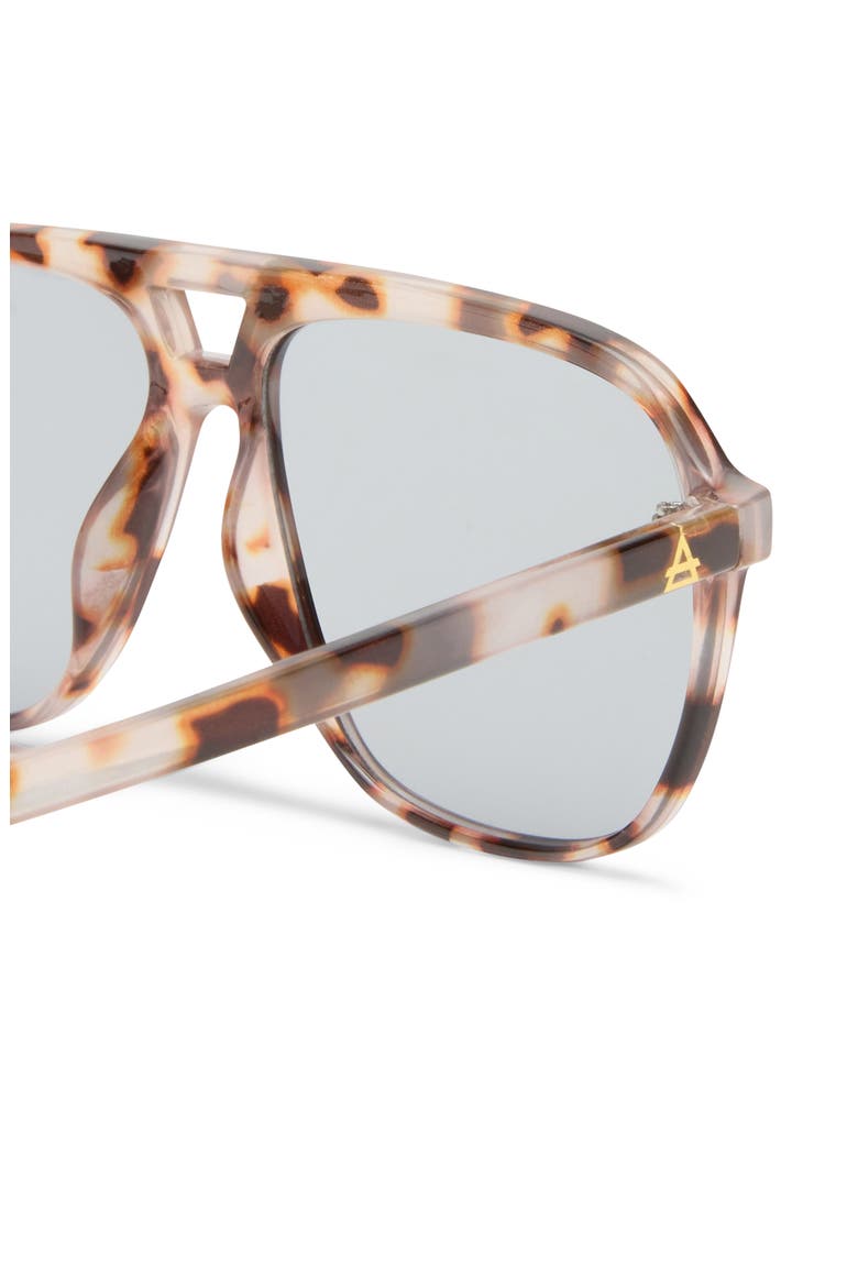 Monoceros 57mm Aviator Sunglasses, Alternate, color, COOKIE TORT/SMOKE TINT