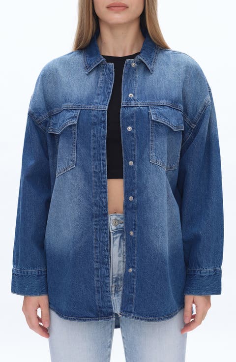 Oversize Denim Shirt Jacket