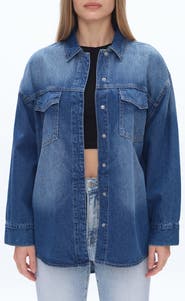 Bayeas Oversize Denim Shirt Jacket
