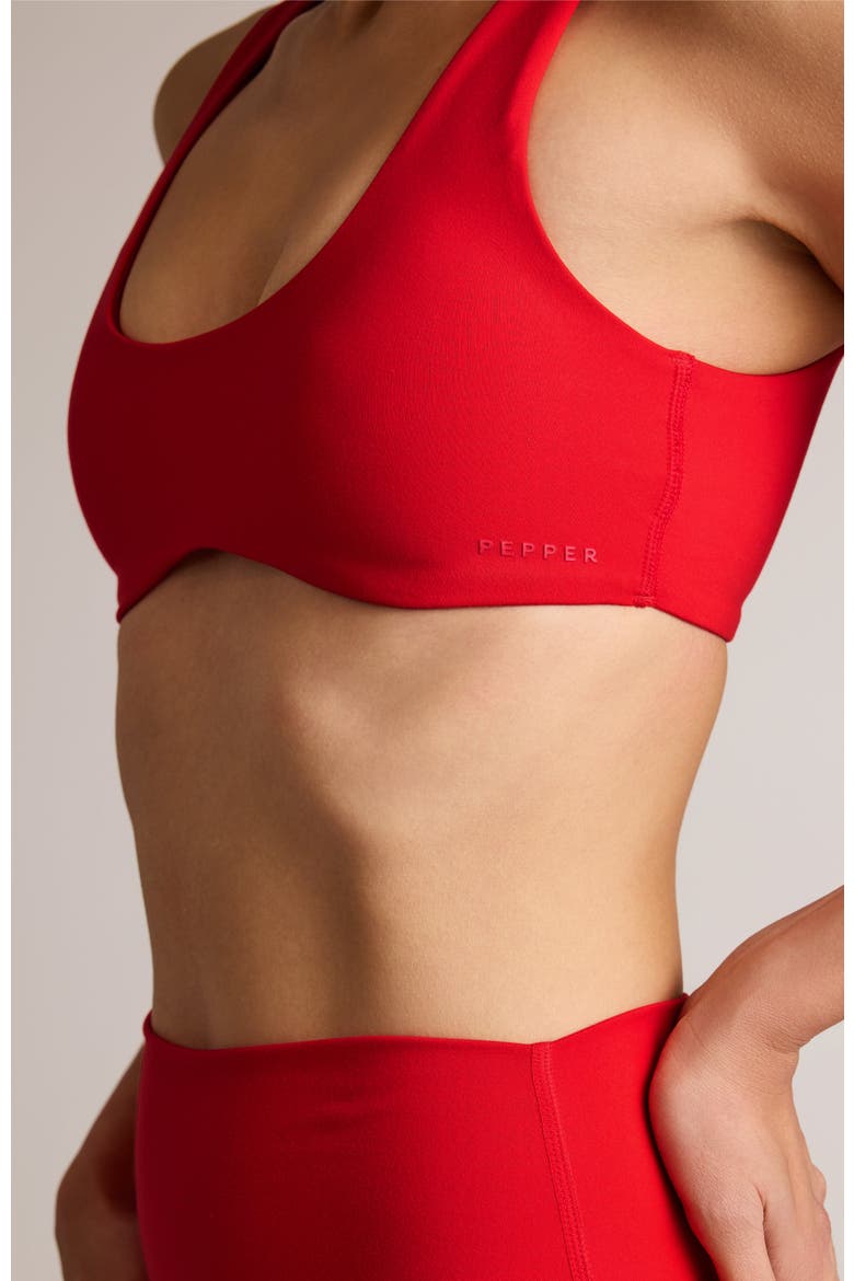 Wave Wirefree Bra, Alternate, color, Cherie