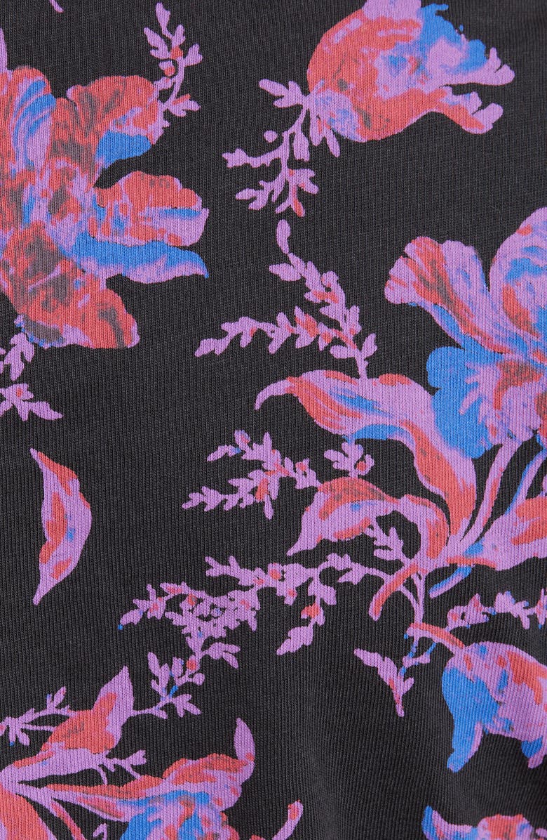 rag & bone Floral Print Organic Cotton T-Shirt | Nordstromrack