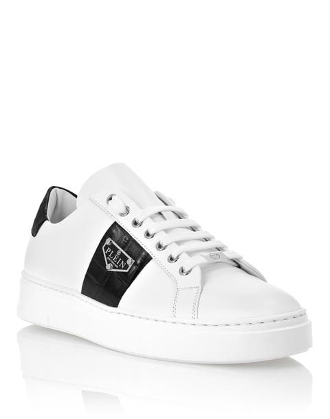 Nappa Leather Lo-Top Sneakers Triangle Plein Unisex