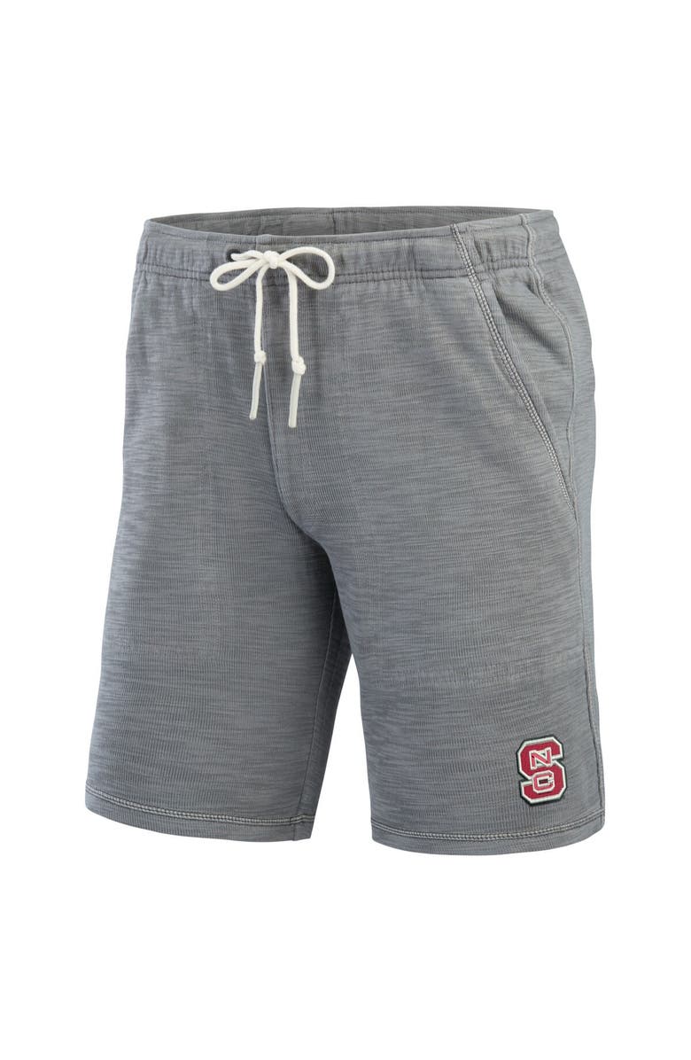 Tommy Bahama Men's Tommy Bahama Gray NC State Wolfpack Tobago Bay Tri-Blend Shorts, Alternate, color, 