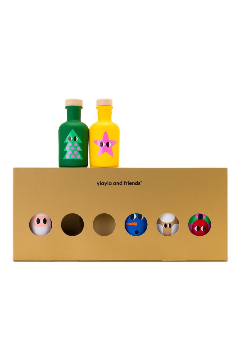 6-Pack Holiday Mini Extra Virgin Olive Oil Set, Main, color, MULTI