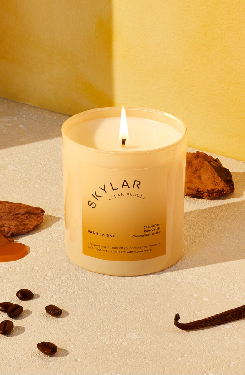 Skylar Vanilla Sky Scented Candle, Alternate, color, 