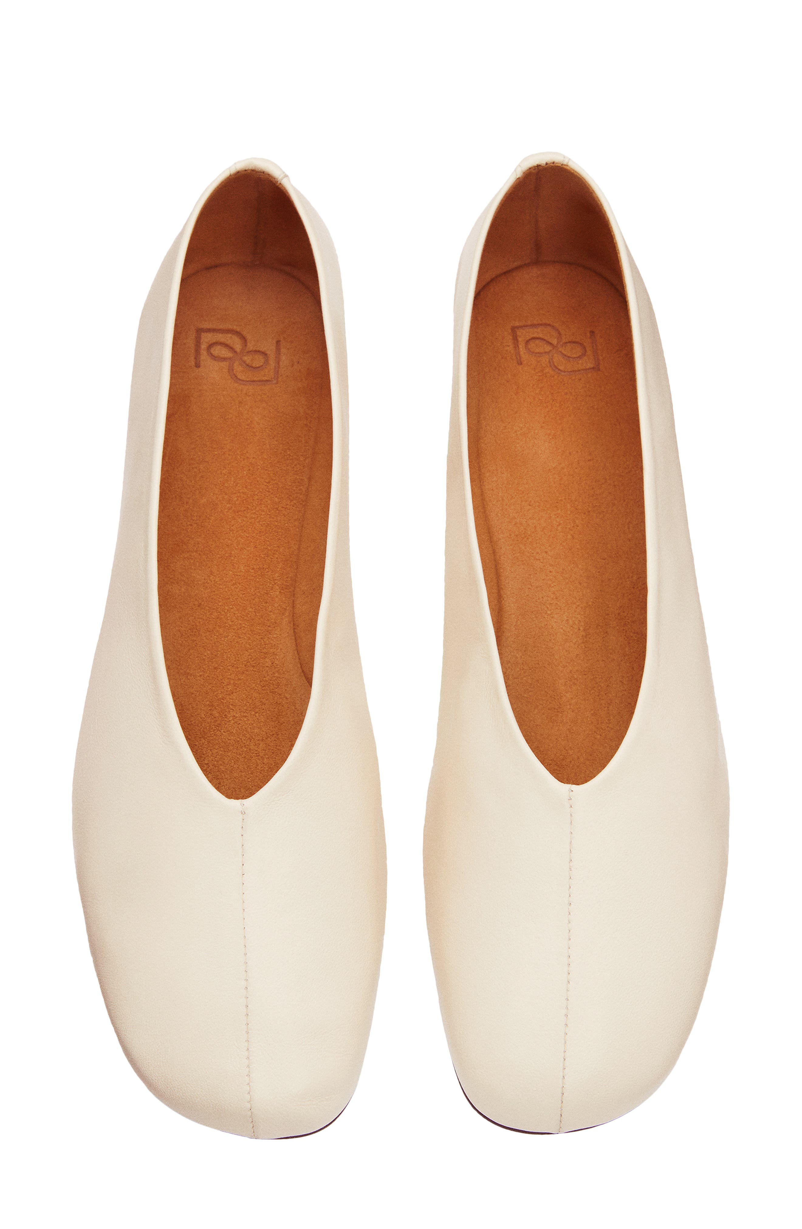 Blaine Ballet Flat, Alternate, color, ALMOND LEATHER