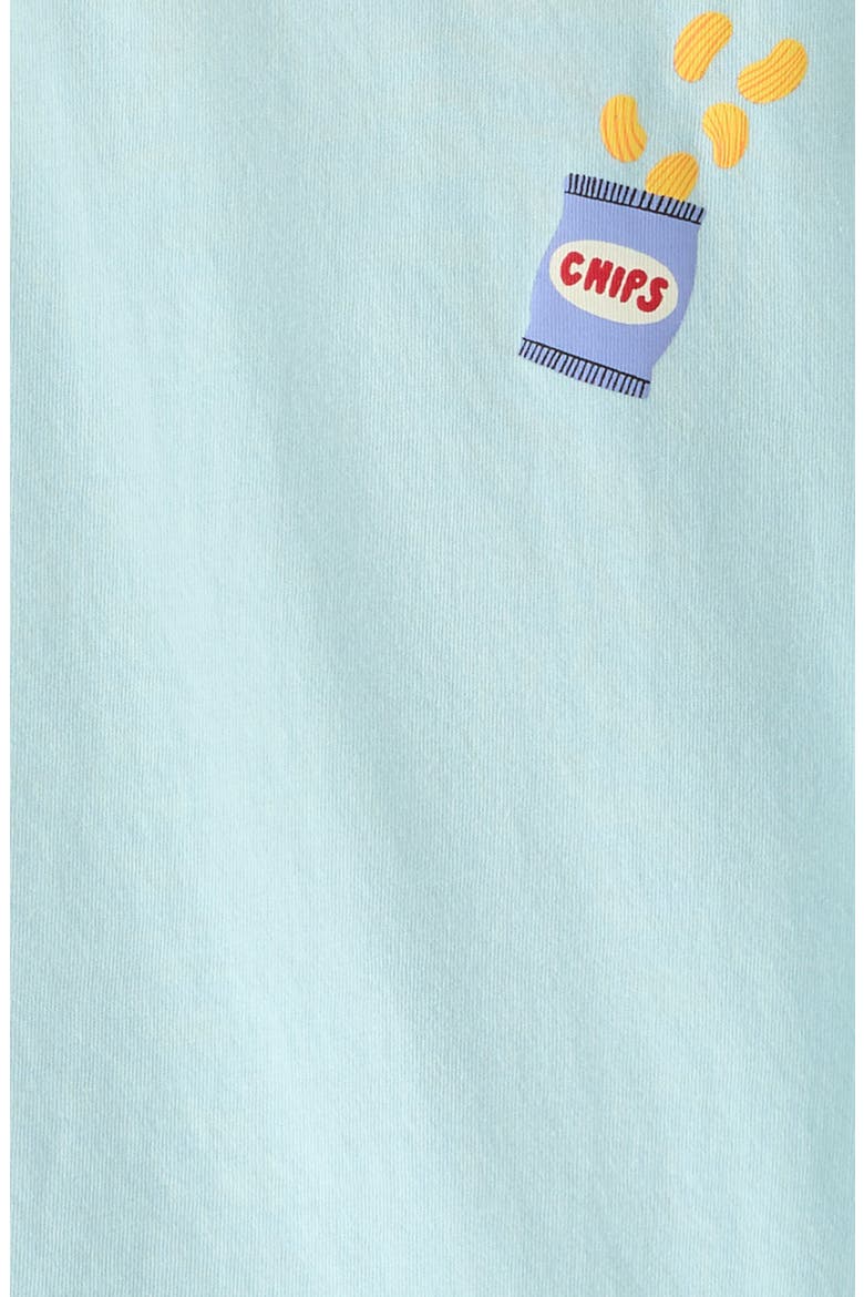 Graphic T-Shirt, Alternate, color, BLUE PASTEL BAG OF CHIPS