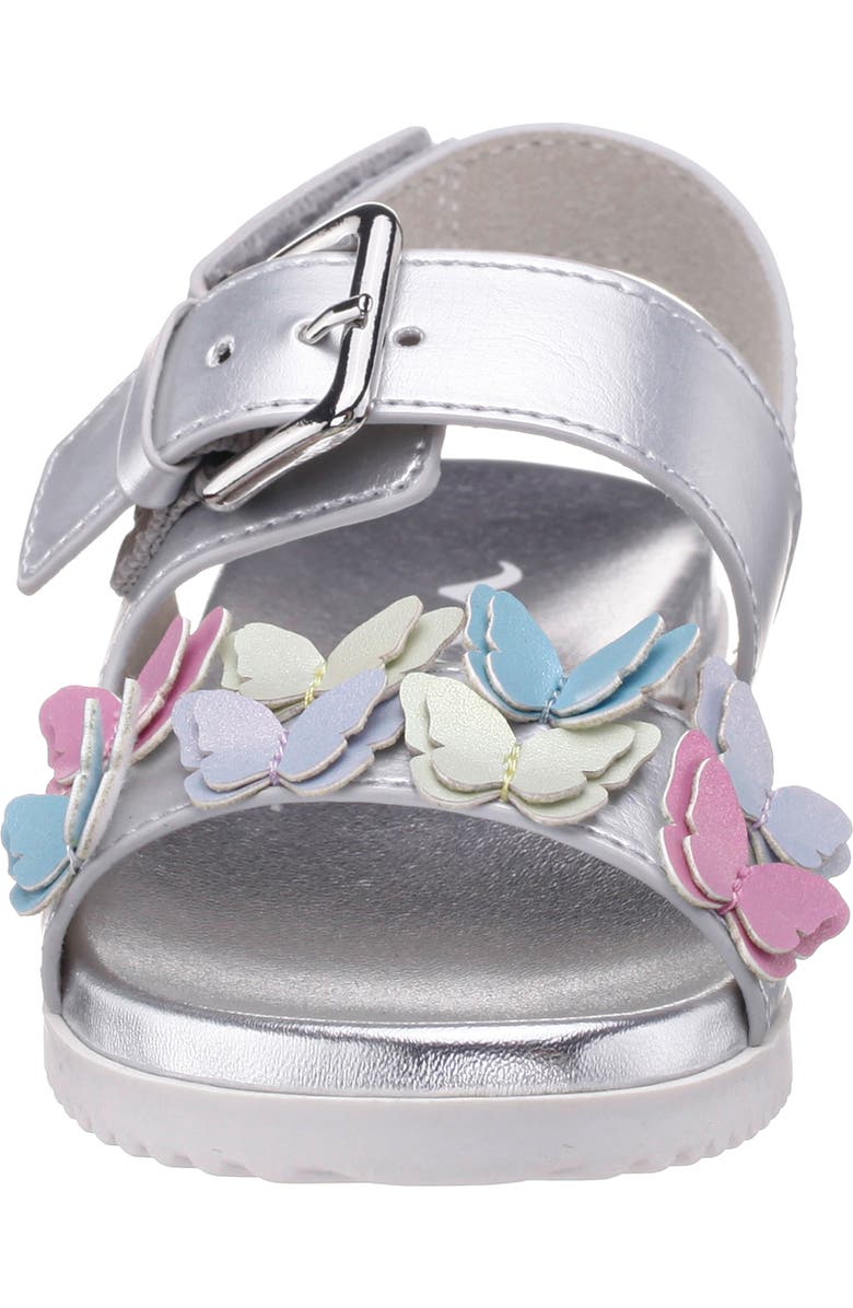 Nina Kids' Pollie Sandal, Alternate, color, Silver/Multi
