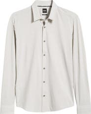 BOSS Roan Kent Performance Button-Up Shirt