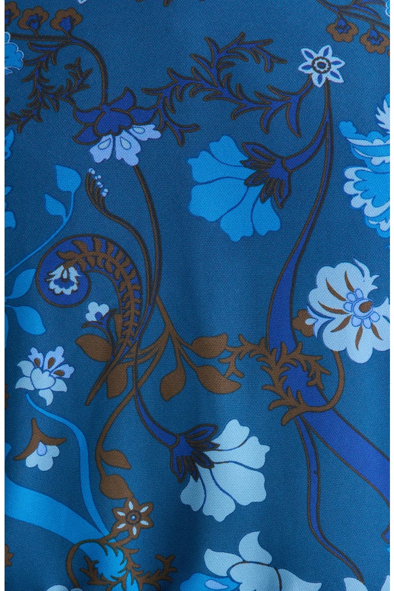 Palmate Floral Lutie Jacket, Alternate, color, TEAL-BLUE