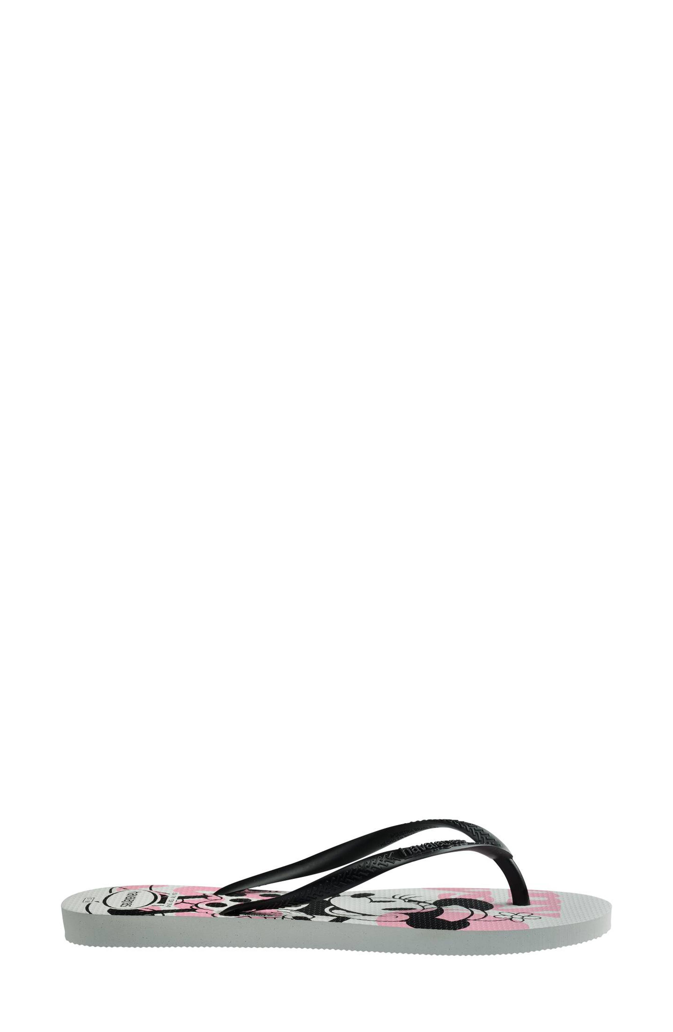 Havaianas x Disney Slim Flip Flop, Alternate, color, 