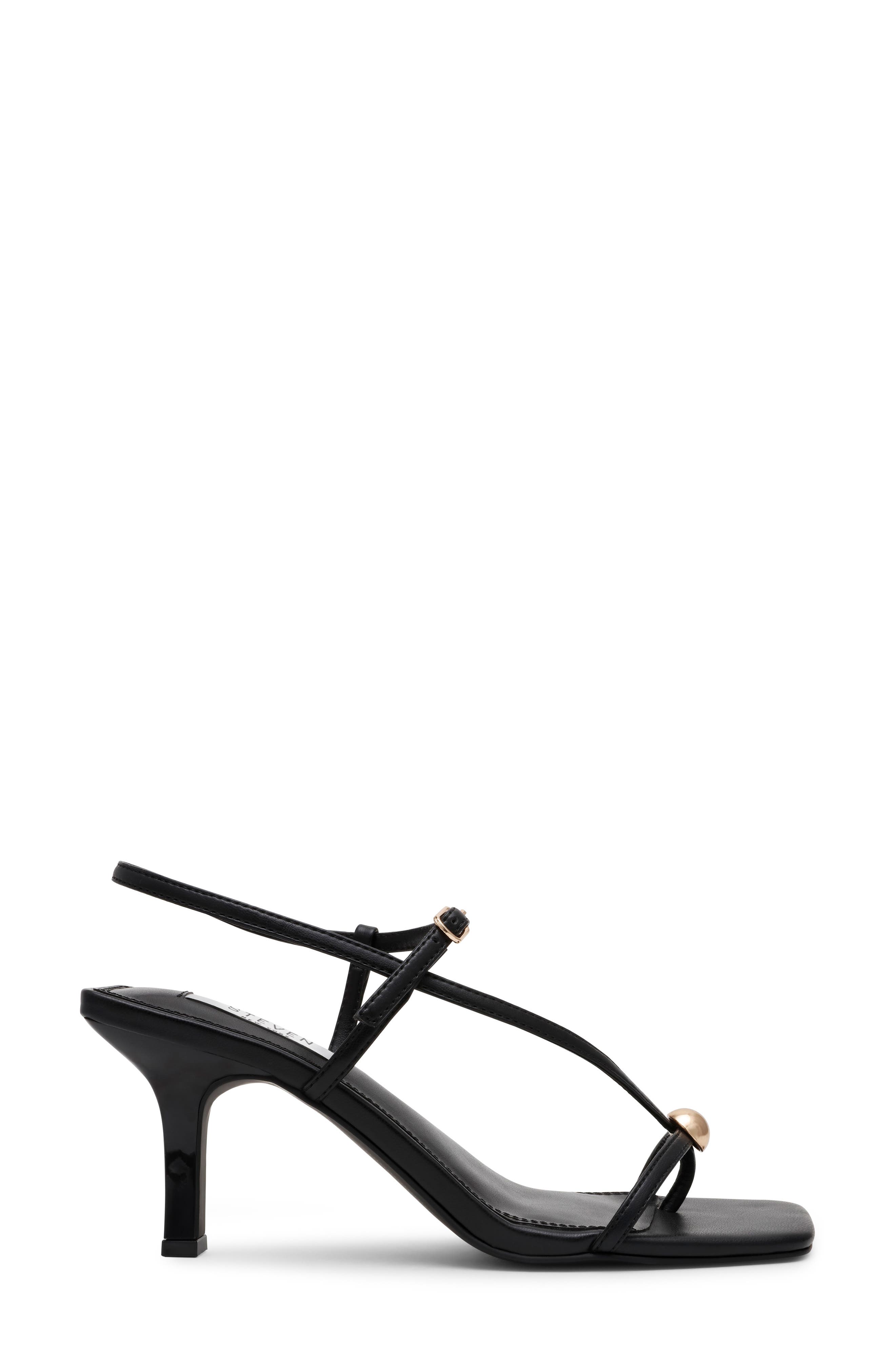 Steven New York Tamila Sandal, Alternate, color, Black