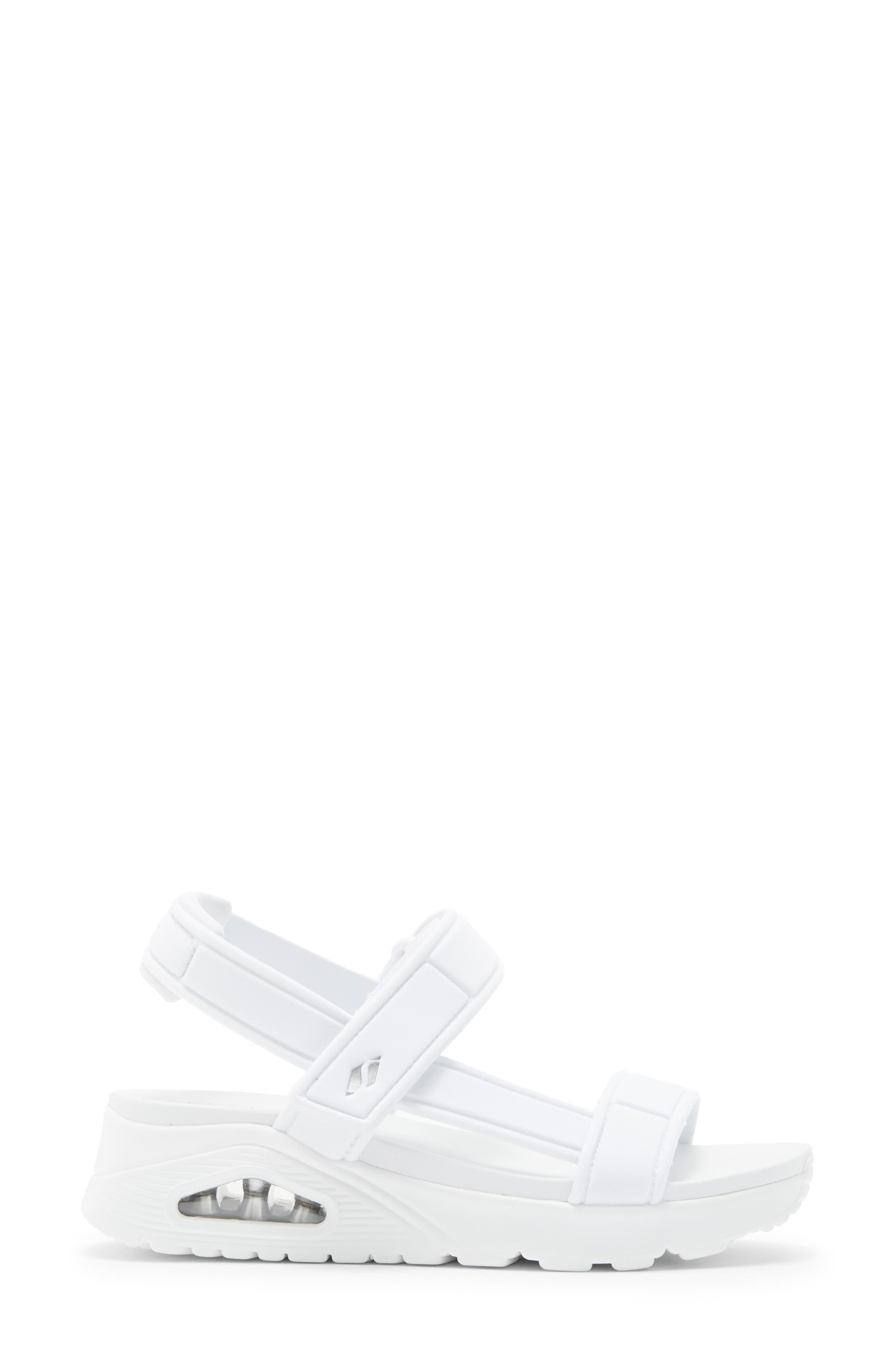 SKECHERS Summer Stand2 Sandal, Alternate, color, White