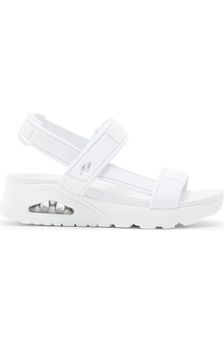SKECHERS Summer Stand2 Sandal, Alternate, color, White