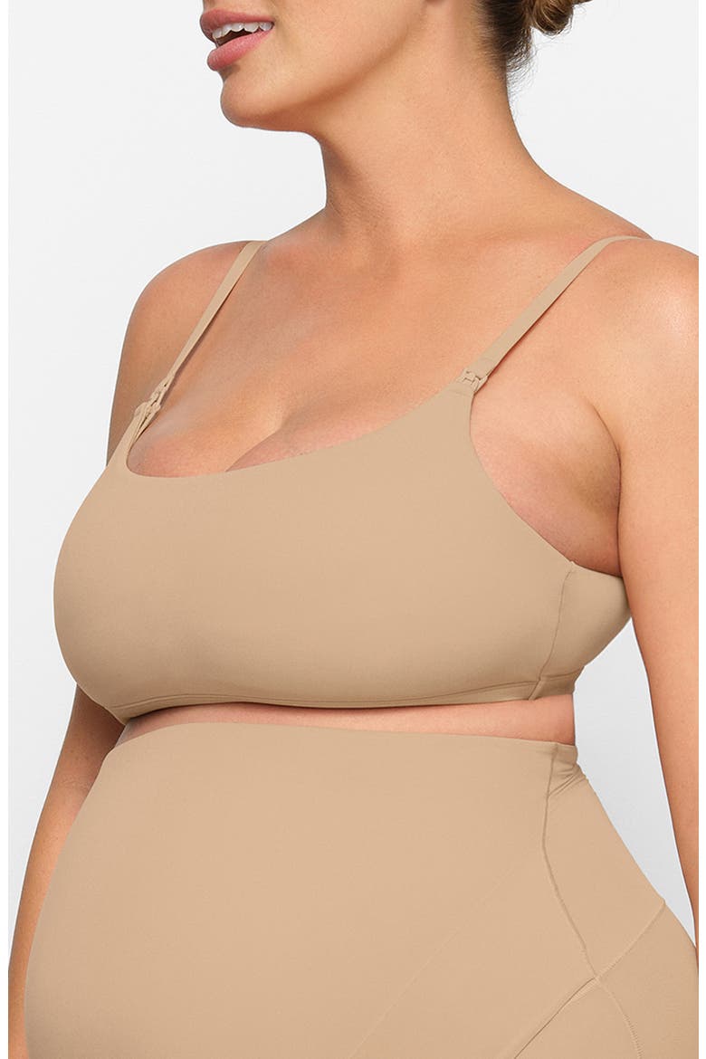 Fits Everybody Maternity/Pumping Bra, Alternate, color, CLAY