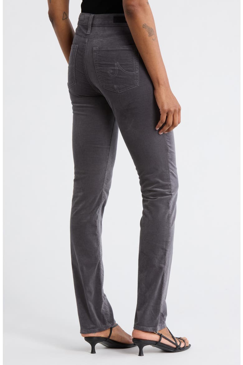 Mari Mid Rise Slim Straight Leg Corduroy Pants, Alternate, color, BASELINE