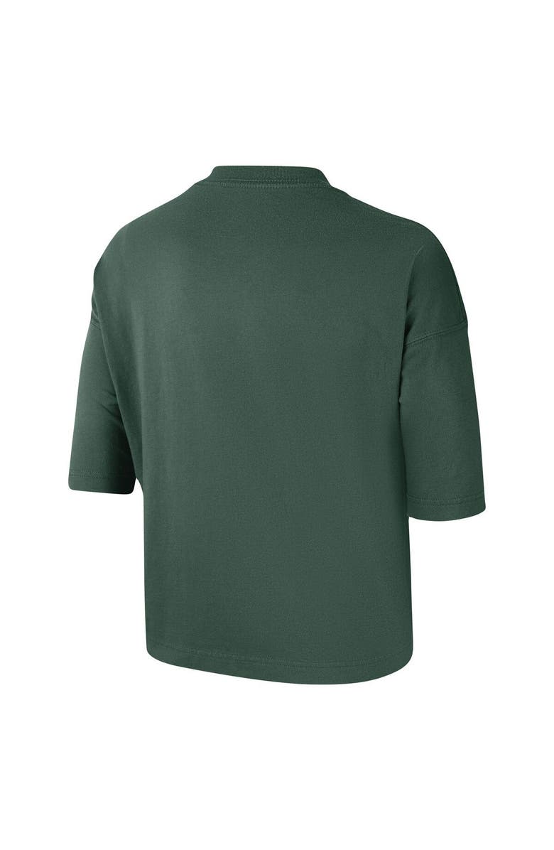 Nike Women's Nike Hunter Green Milwaukee Bucks Essential Boxy T-Shirt, Alternate, color, Hunter Green