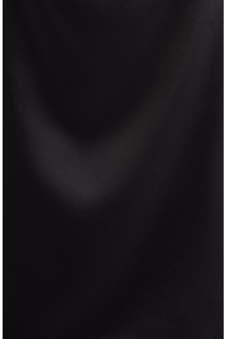 Crystal Beaded Strap Liquid Satin Camisole, Alternate, color, BLACK