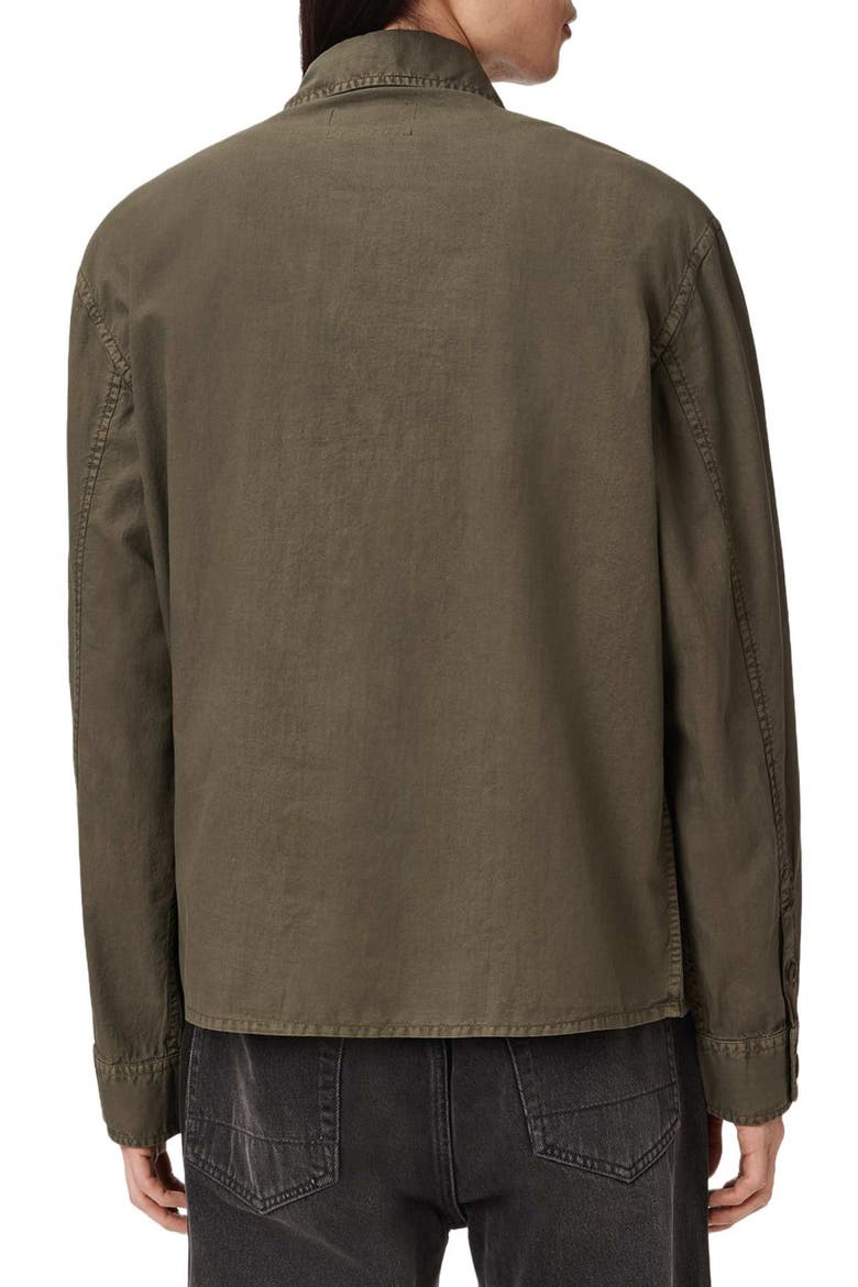 Strand Button-Up Shirt, Alternate, color, MANGROVE GREEN