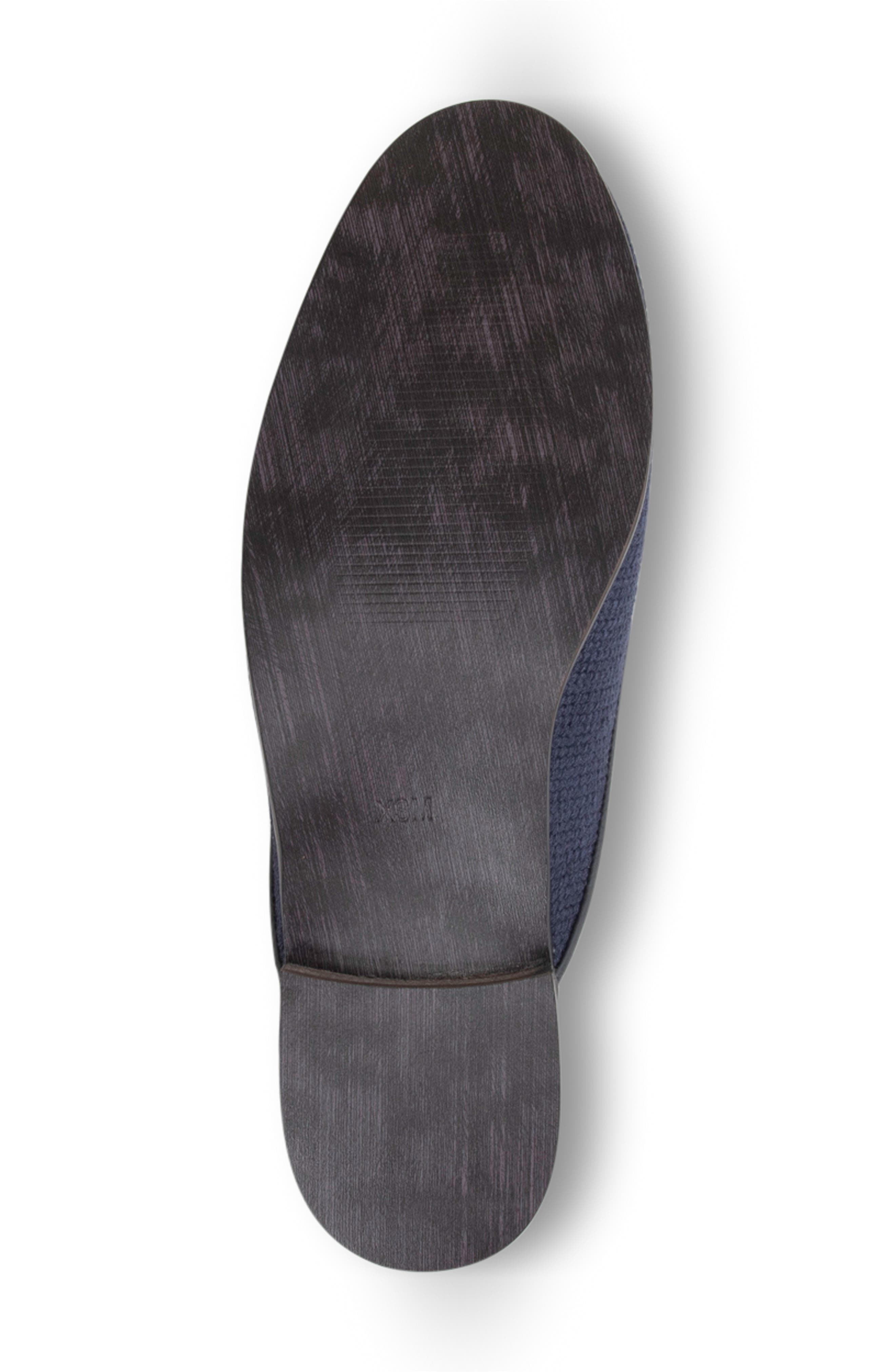 ByPaige Floral Needlepoint Mule, Alternate, color, Navy