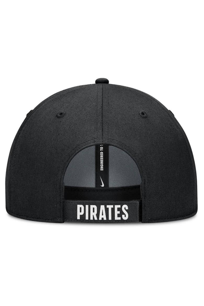 Men's Nike White/Black Pittsburgh Pirates Club Performance Adjustable Hat, Alternate, color, White