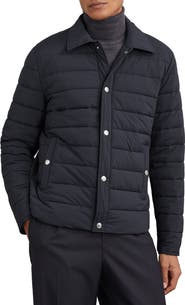 Reiss Harrison Quilted Shirt Jacket