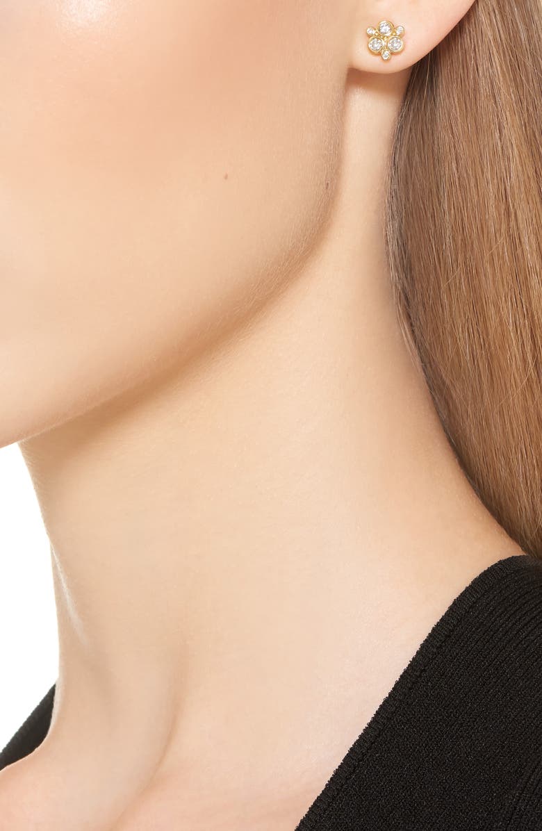 Temple St. Clair Diamond Stud Earrings, Alternate, color,