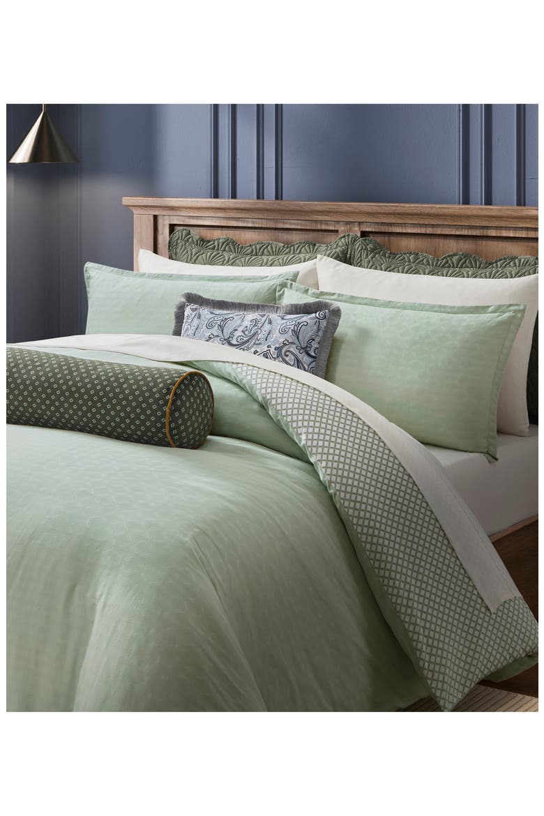 Pollsy Comforter & Shams Set, Alternate, color, MERCURY SAGE