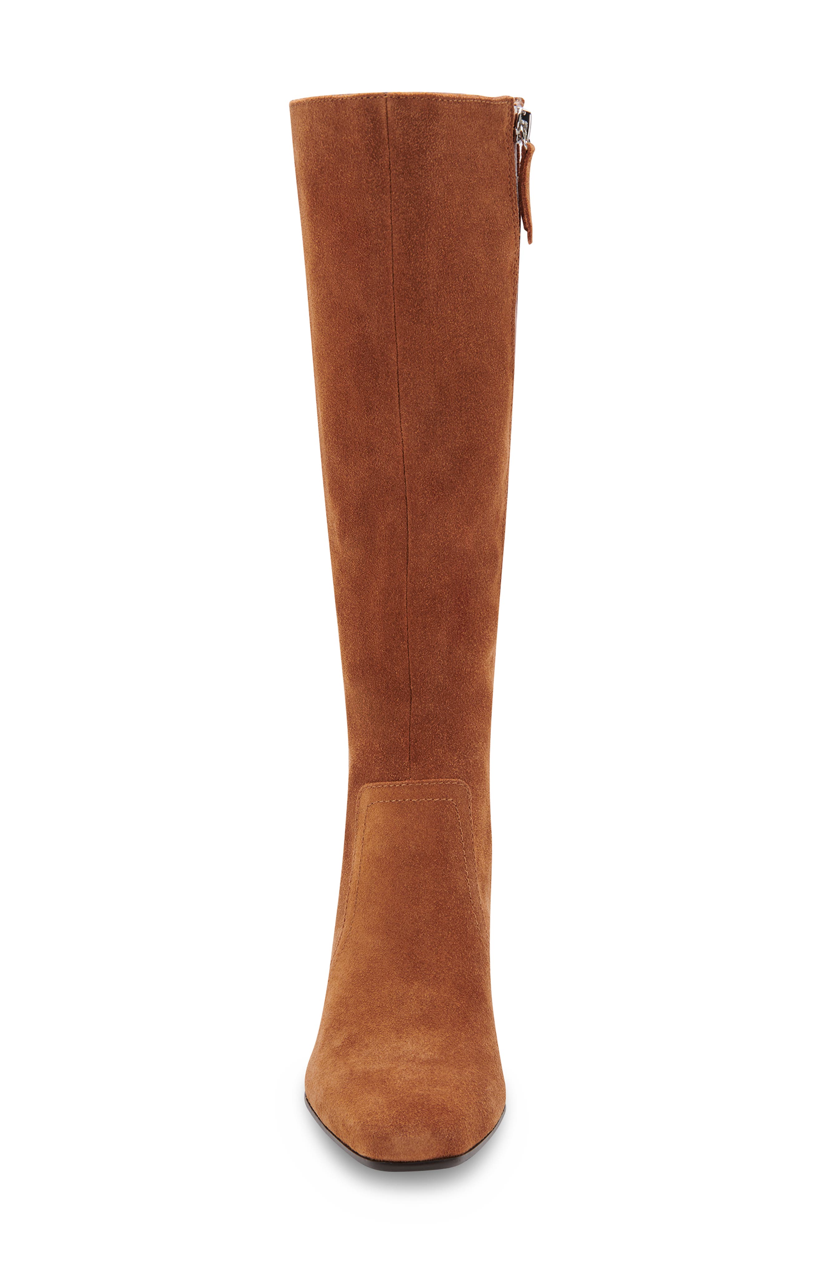 Blondo Tessa Waterproof Knee High Boot, Alternate, color, Cognac Suede