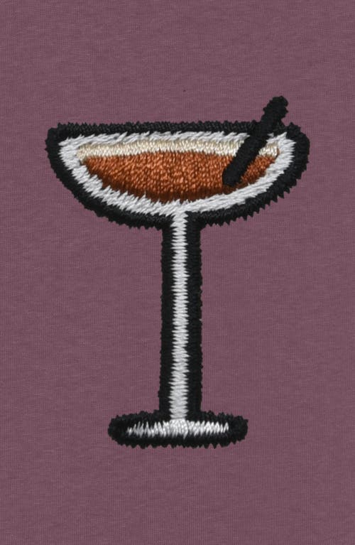 Dalix Mens Espresso Martini Midweight Garment Dye Tee