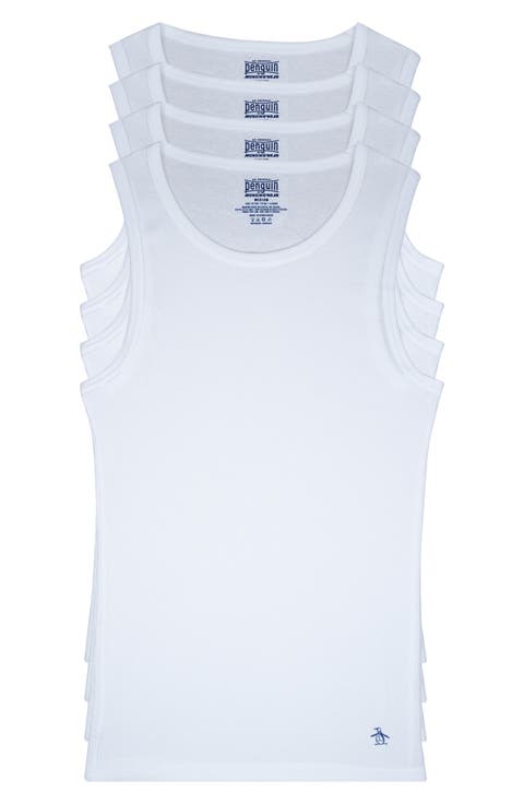 Pack of 4 Cotton Tank Tops