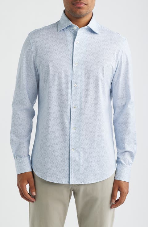 Devon OoohCotton® Paisley Print Long Sleeve Button-Up Shirt