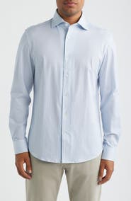 Bugatchi Devon OoohCotton® Paisley Print Long Sleeve Button-Up Shirt
