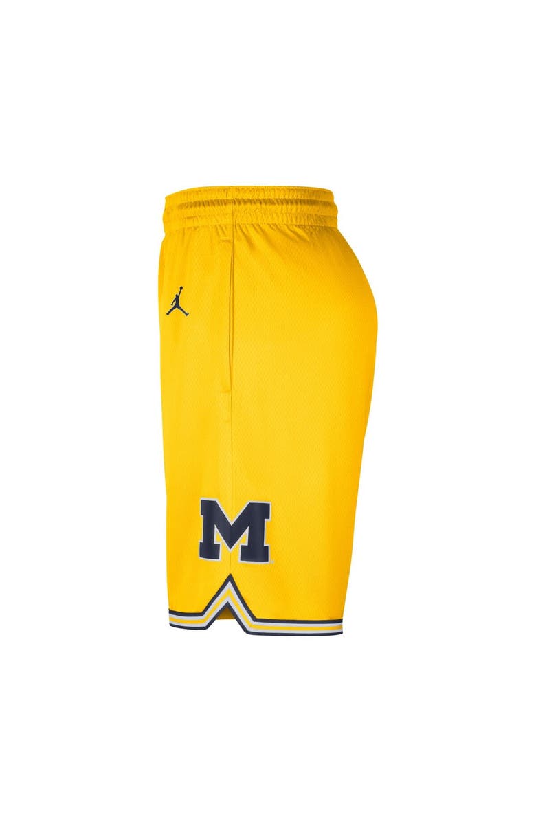 Nike Men's Nike  Maize Michigan Wolverines Limited Performance Basketball Shorts, Alternate, color, 