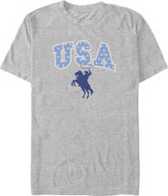 Lost Gods Men's Lost Gods USA Star Rodeo Graphic T-Shirt