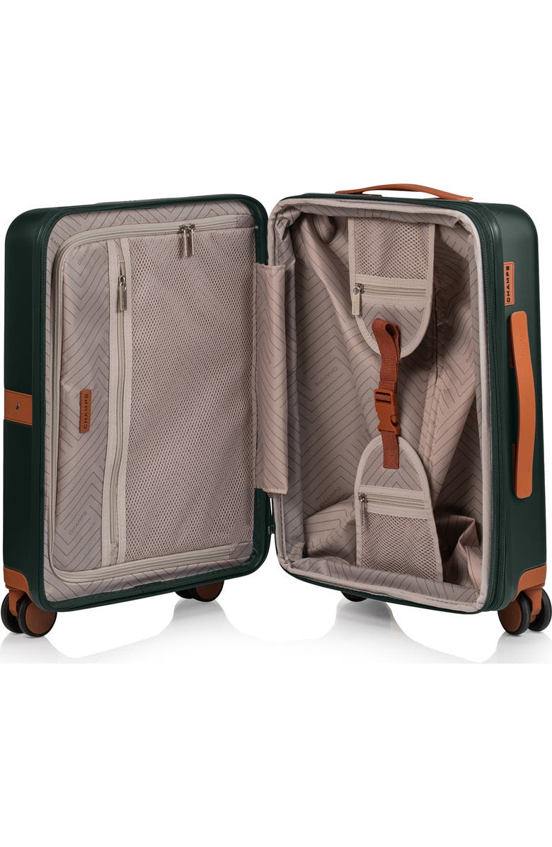 CHAMPS Vintage II 3-Piece Wheeled Luggage Set, Alternate, color, Green