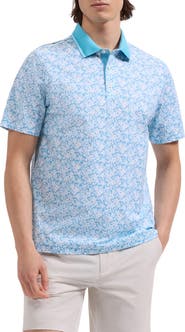 Bugatchi Vidal OoohCotton® Watercolor Floral Polo