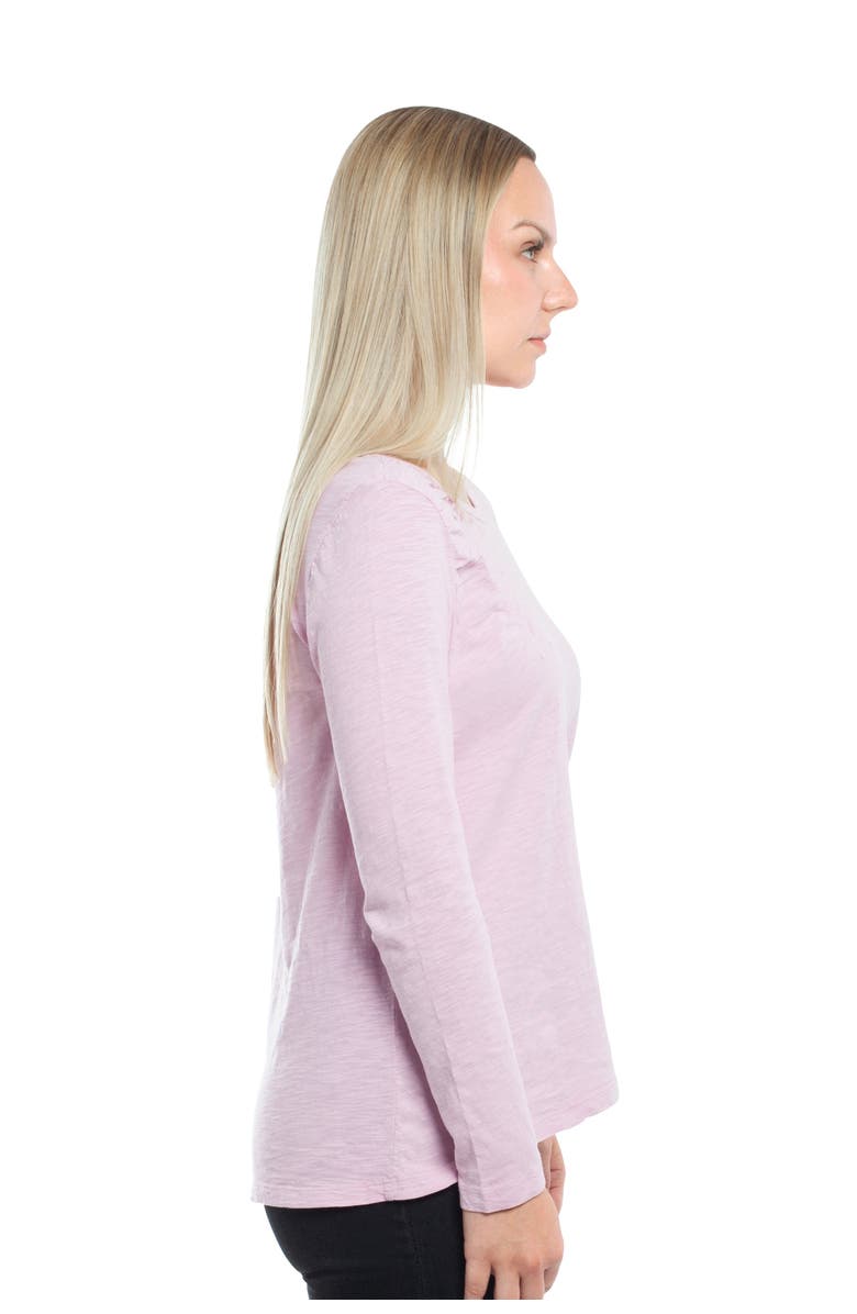 WILT Clothing Wide Neck Long Sleeve Tee, Alternate, color, Black