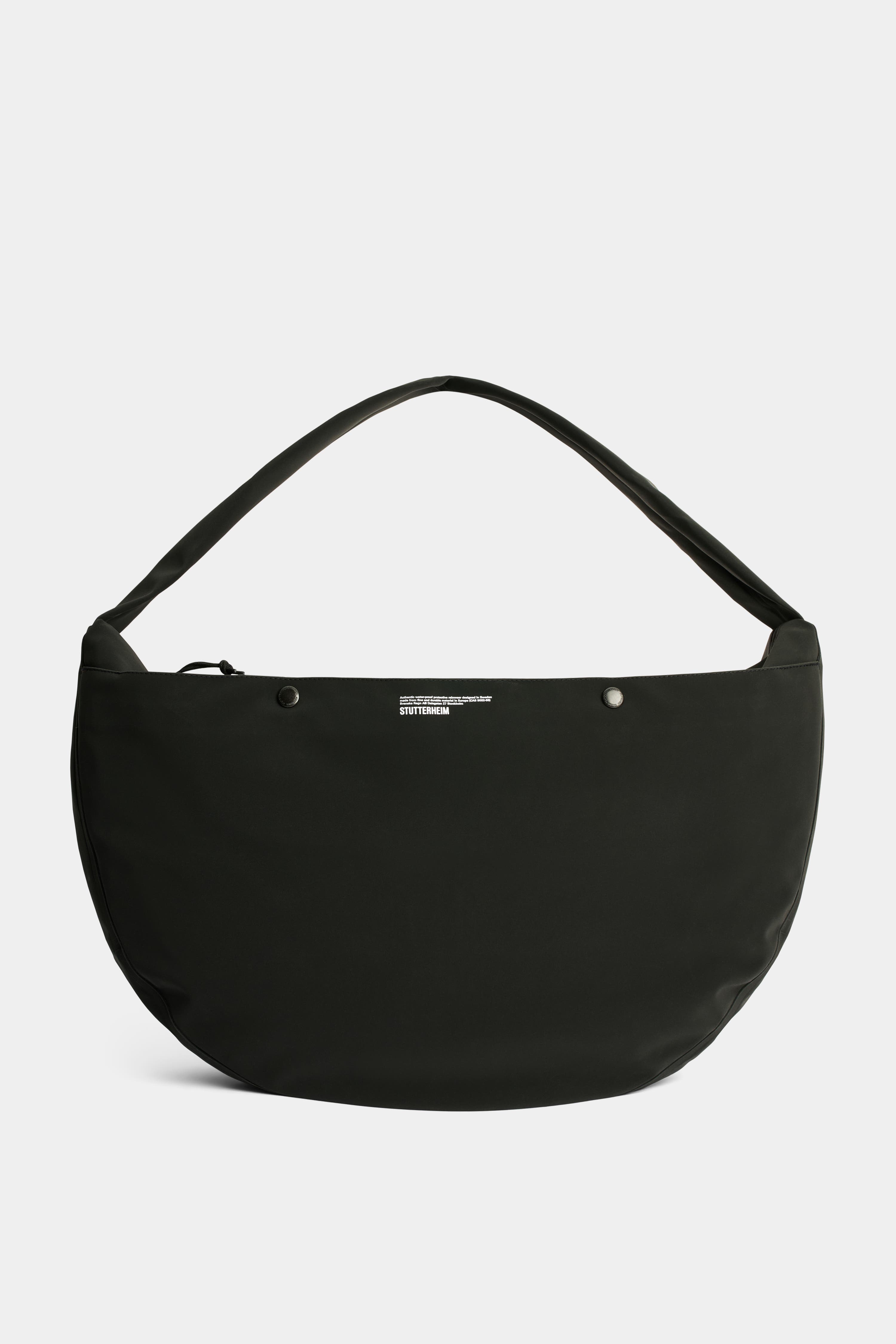 Stutterheim Adam Matte Bag, Alternate, color, Black