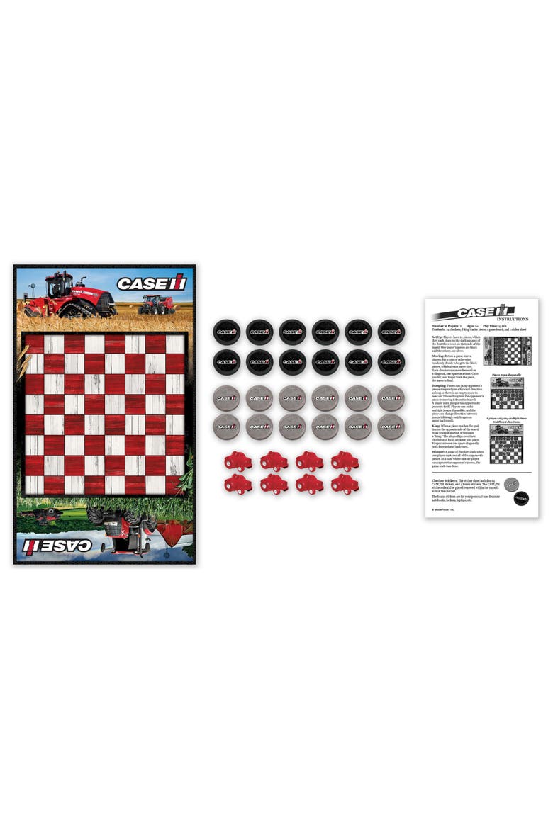 CASE IH Checkers Board Game, Alternate, color, Multicolor
