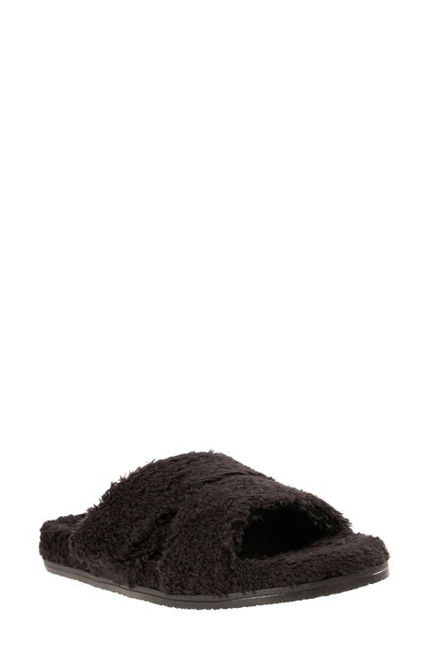 Callie High Pile Fleece Slide Slipper (Women)