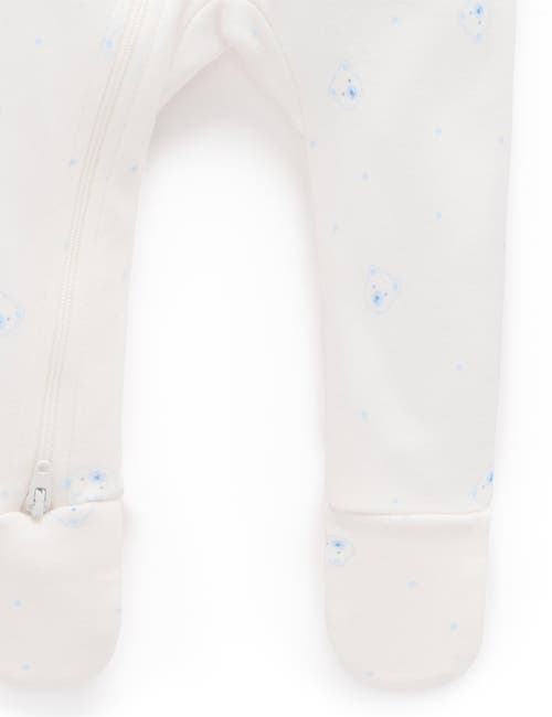 Purebaby 2 Pack Zip Footie