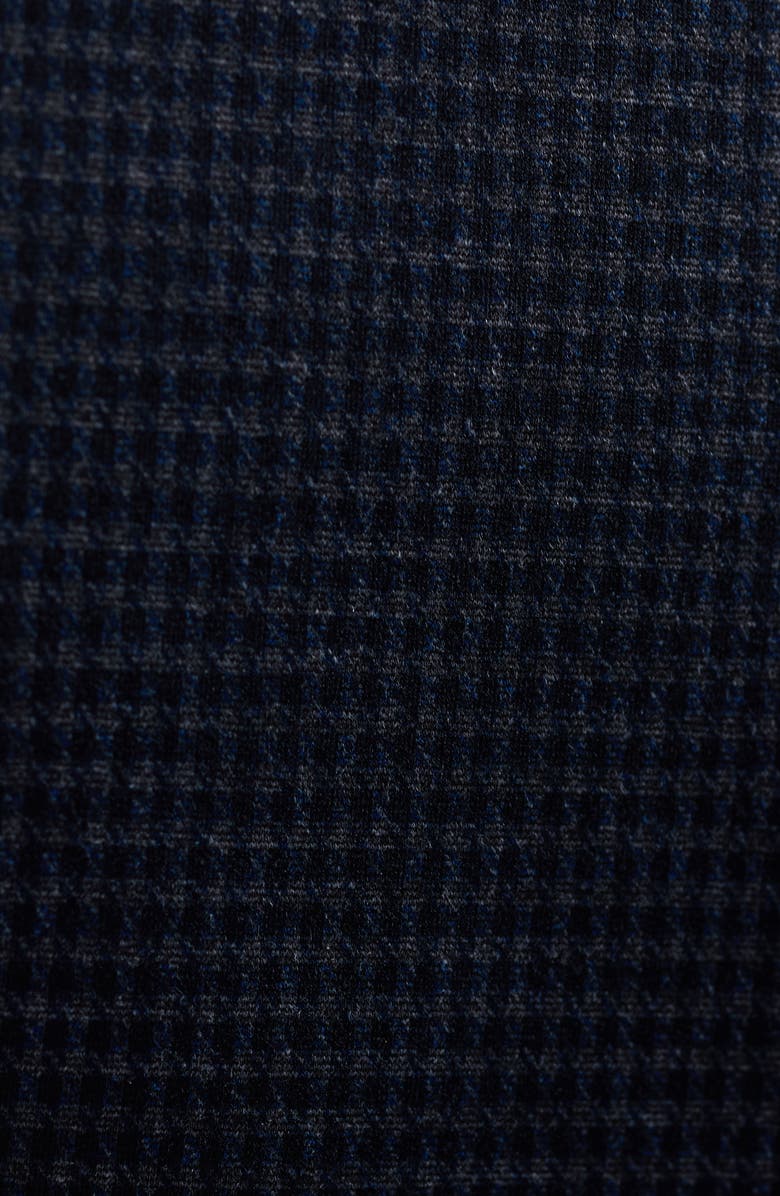 Bugatchi Knit Button-Up Shirt, Alternate, color, Navy